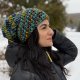 Kolorowa czapka beanie wełniana z alpaką – ręcznie wykonana w Polsce