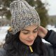 Kolorowa czapka beanie wełniana z alpaką – ręcznie wykonana w Polsce