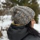 Kolorowa czapka beanie wełniana z alpaką – ręcznie wykonana w Polsce