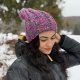Kolorowa czapka beanie wełniana z alpaką – ręcznie wykonana w Polsce