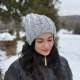 Kolorowa czapka beanie wełniana z alpaką – ręcznie wykonana w Polsce