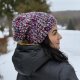 Kolorowa czapka beanie wełniana z alpaką – ręcznie wykonana w Polsce