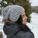 Kolorowa czapka beanie wełniana z alpaką – ręcznie wykonana w Polsce