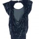 VERO MODA welurowa sukienka bufki velvet 42 XL