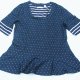 NOWA! POLKA DOT BLUZKA W GROSZKI MARINE YACHT STYLE M/L