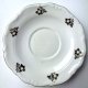 Spodek Bogucice PRL lata 60–70 porcelana złocenia vintage kwiaty Polski Design (1/2)