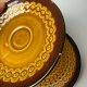 Zestaw śniadaniowy Chodzież Ira Józef Wrzesień porcelit PRL lata 60-70 Vintage