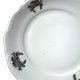 Talerz deserowy Wałbrzych PRL lata 60-70 porcelana złocenia vintage Polski Design