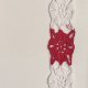 Biało-Czerwona Opaska Szydełkowa Polska Patriotyczna 11 Listopada Handmade rozmiar L