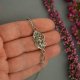 Bransoletka regulowana labradoryt złoty wire wrapping, stal chirurgiczna