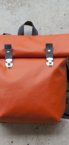 plecako- torba oldschool orange