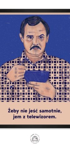 Adaś Miauczyński (Dzień świra) - PLAKAT (40x50)