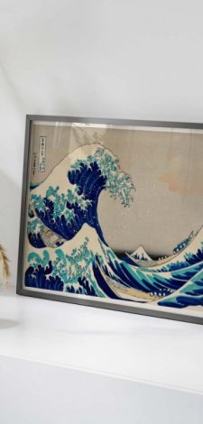 Plakat  70x50 cm - Hokusai, Wielka fala w Kanagawie