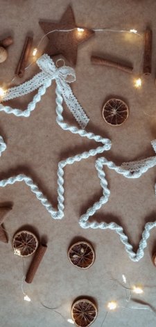 Zestaw Gwiazdy makrama