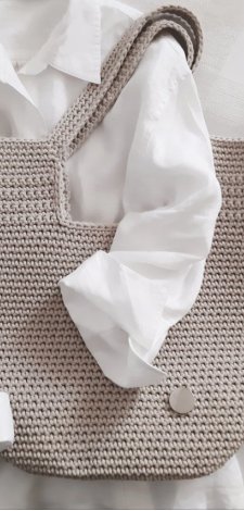 SZNURKOWA TORBA TYPU SHOPPER