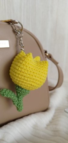 Brelok tulipanek, Brelok do kluczy, Brelok na prezent