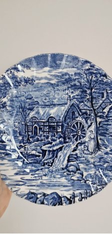 Talerz śniadaniowy angielska porcelana