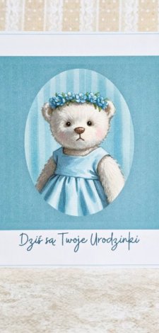 Prosta kartka - Dziś są Twoje Urodzinki ( misiu )