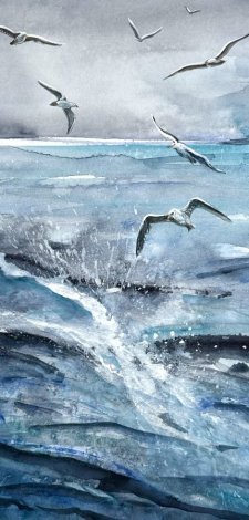 Original Akwarela 42x30cm