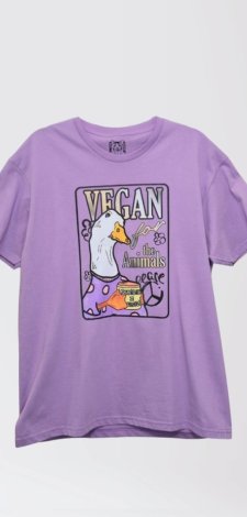 T-shirt - VEGAN GĘŚ SMALEC Z FASOLI (UNISEX L)