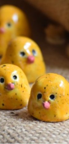 KURCZAK_wielkanocna ozdoba ceramiczna