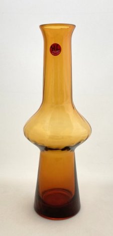 Wazon miodowy wysoki Huta Laura lata 70 vintage