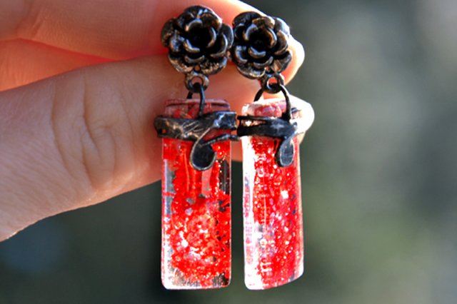 romantycznie czerwone