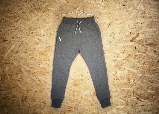 LONG PANTS UNISEX 2 BUTTONS spodnie dresowe długie - Szary