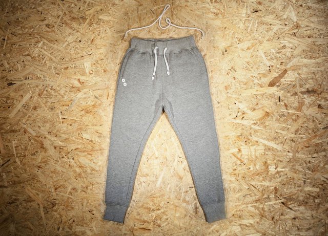 LONG PANTS UNISEX 2 BUTTONS spodnie dresowe długie - Jasno szare