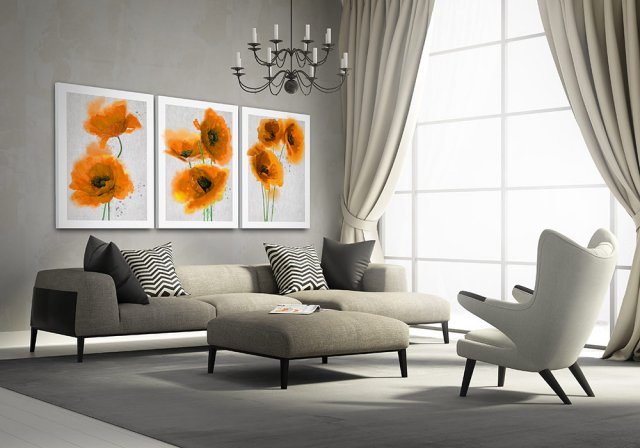 OBRAZ NA PŁÓTNIE 150x70cm  MAKI 03-4