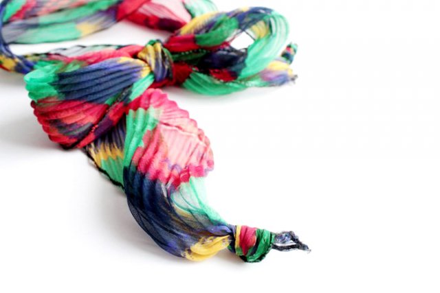 Szal vintage mgiełka