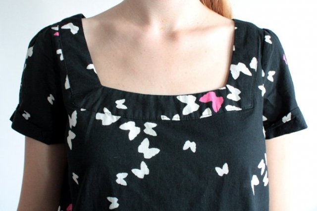 bluzka motyle Bawełniana