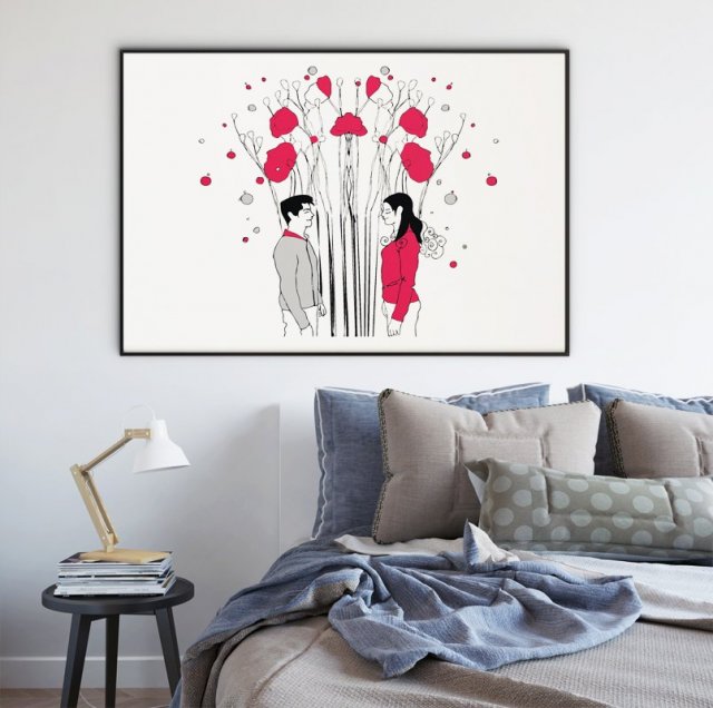 Spotkanie na Pełnym Maków Polu... ilustracja a4