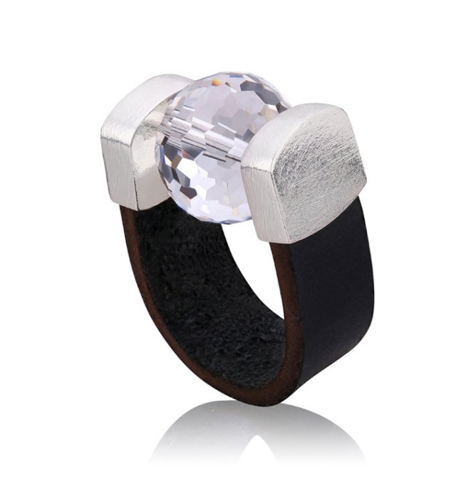 Pierścionek Mountain Crystal Ring in Silver