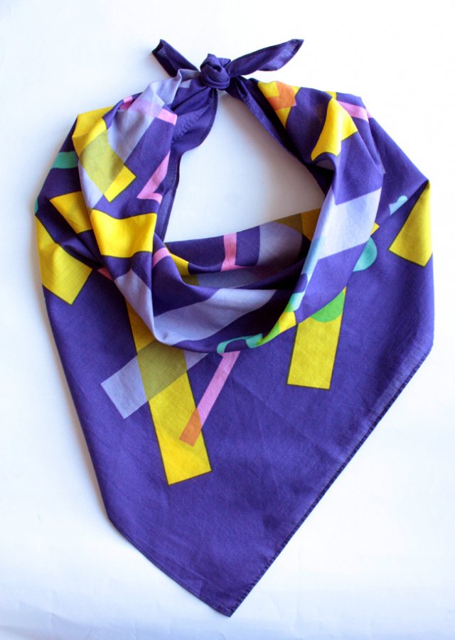 Wzorzysta chusta vintage