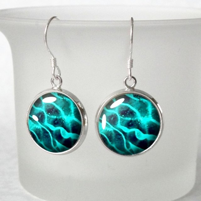 OCEAN::unikalne kolczyki z grafiką