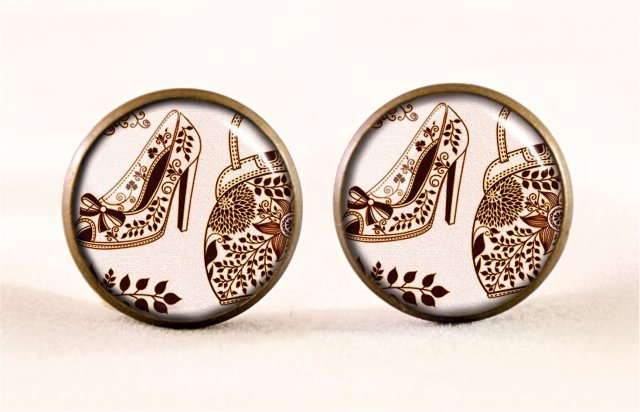 Elegancja - kolczyki sztyfty - Egginegg