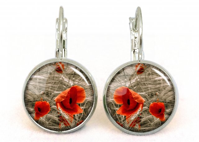 Maki - małe kolczyki wiszące - Egginegg