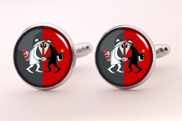 Spy vs Spy - spinki do mankietów - Egginegg