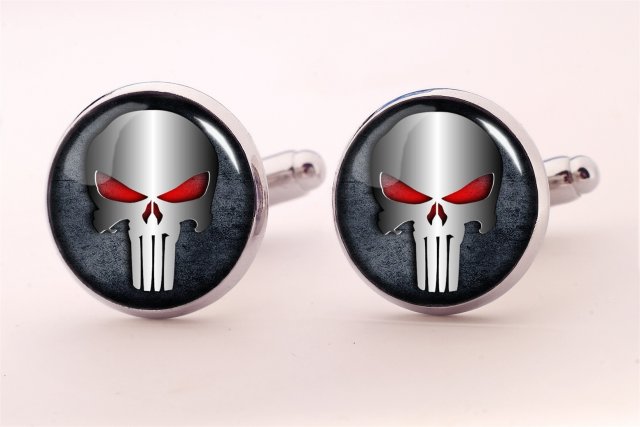 Punisher - spinki do mankietów - Egginegg