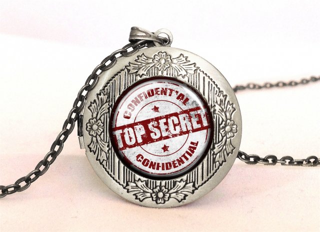 Top secret - sekretnik z łańcuszkiem - Egginegg
