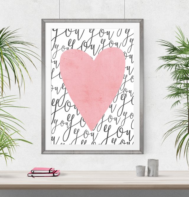 Plakat fall in love - A3