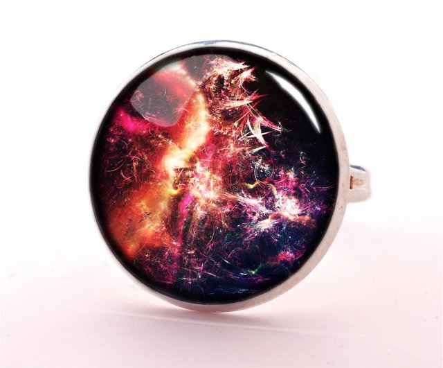 Nebula -  pierścionek regulowany - Egginegg