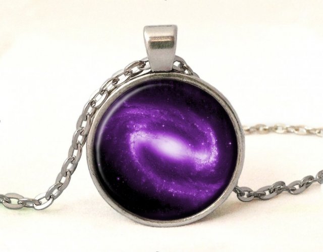 Nebula - medalion z łańcuszkiem - Egginegg