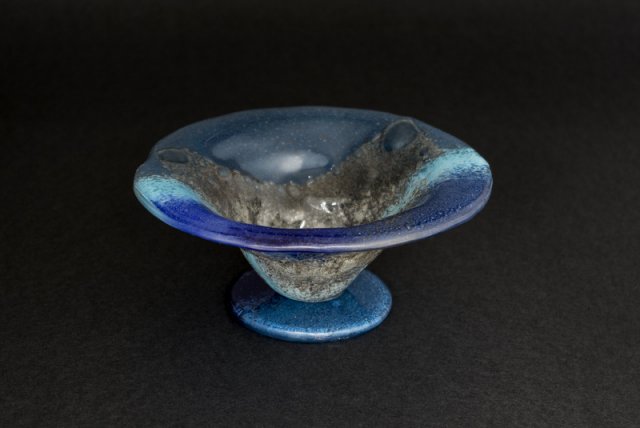 PUCHAREK DO LODÓW  DESERÓW miseczka ' C ' niebieska 15 CM