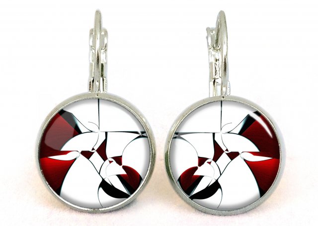 Nowoczesna elegancja - małe kolczyki wiszące - Egginegg