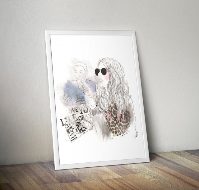 Plakat Cigarette 50x40