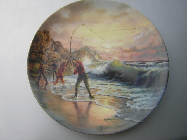 wedgwood "GONE FISHING" - "The last Cast" by Graham Twyford