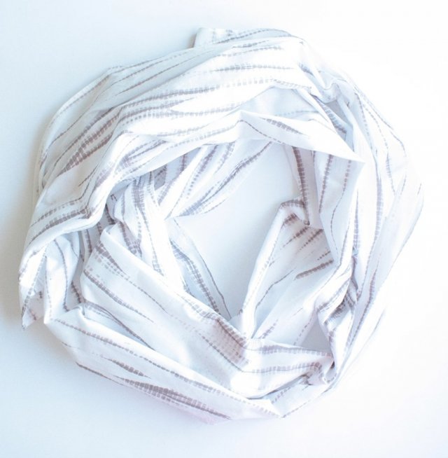 Długi bawełniany szal