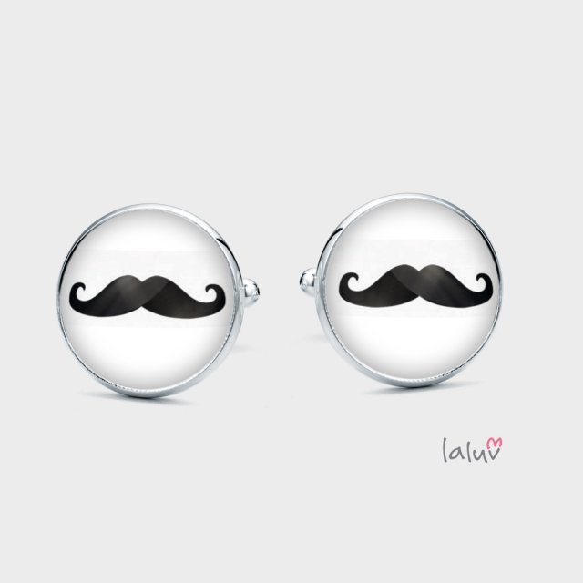 Spinki do mankietów WĄSY